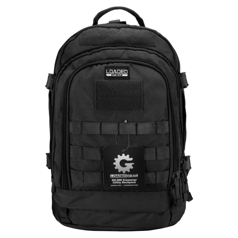 Barska Loaded Gear GX-500 Crossover Tactical Backpack (Black) | BAR-BI12612 - Image 2