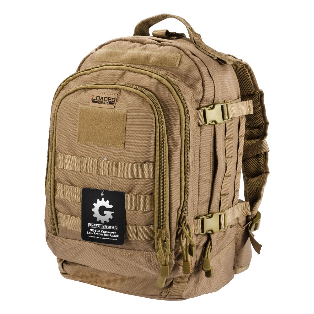 Barska Loaded Gear GX-500 Crossover Tactical Backpack (Dark Earth) | BAR-BI12614 - Image 2
