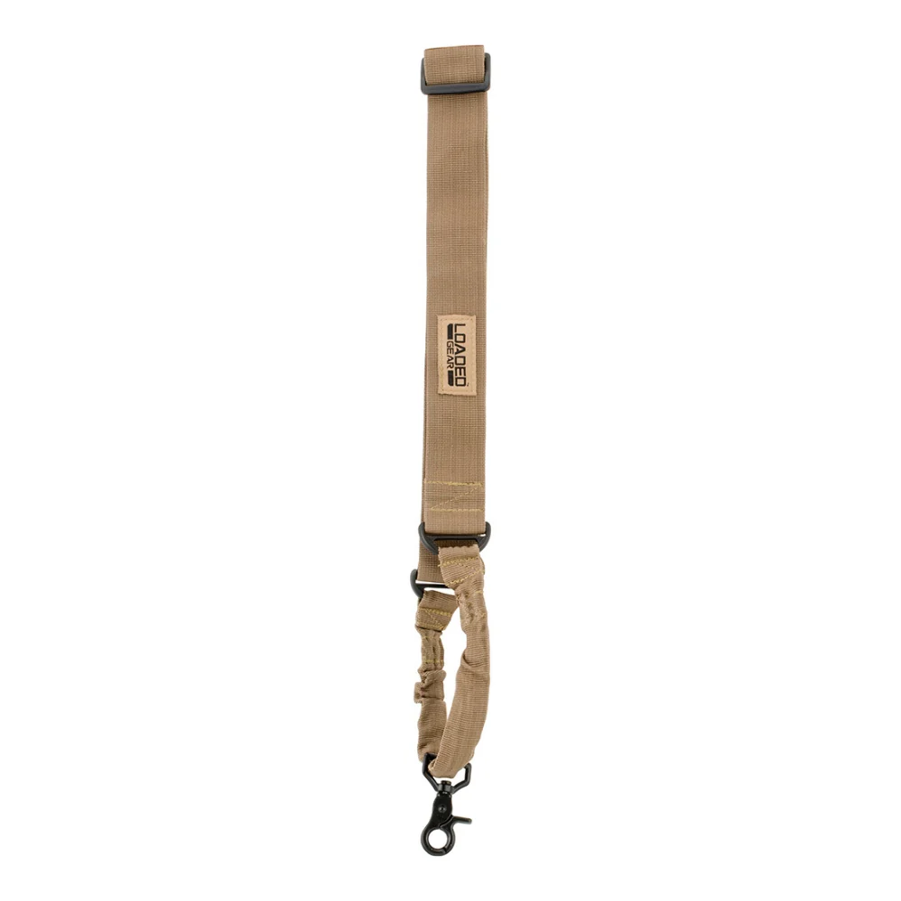 Barska Loaded Gear CX-100 Tan Tactical Single Point Rifle Sling | BAR-BI12788 - Image 3