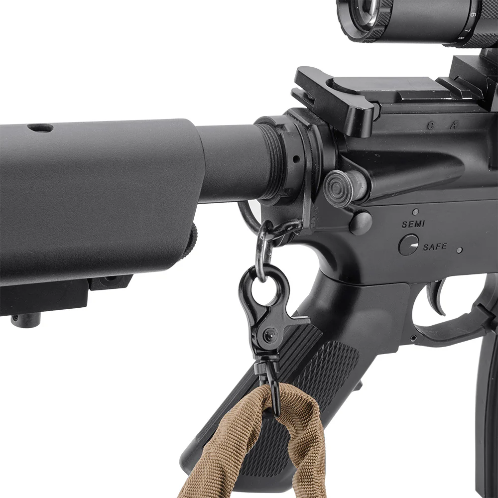 Barska Loaded Gear CX-100 Tan Tactical Single Point Rifle Sling | BAR-BI12788 - Image 5