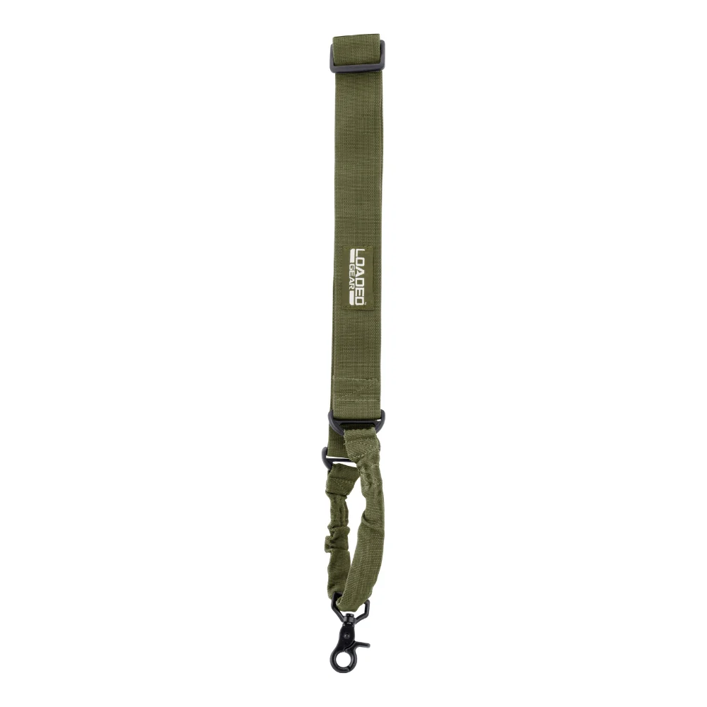 Barska Loaded Gear CX-100 OD Green Tactical Single Point Rifle Sling | BAR-BI12790