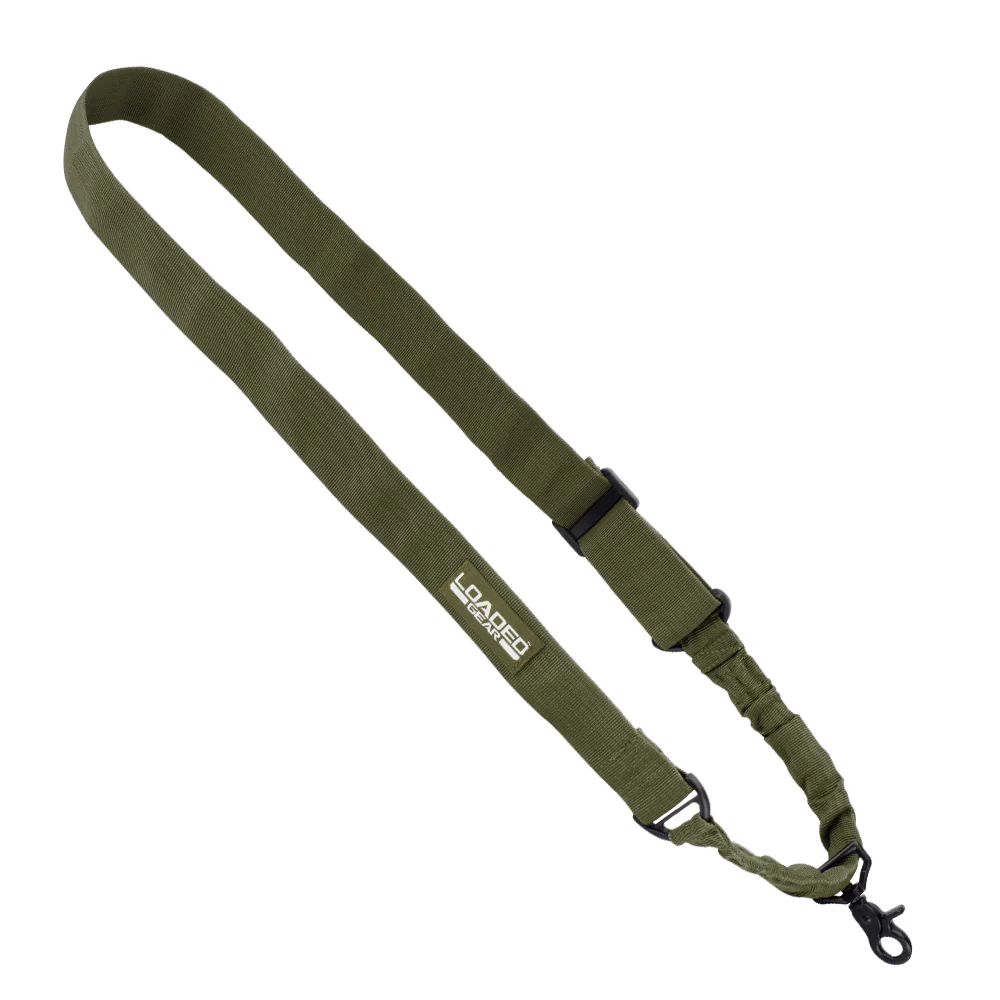 Barska Loaded Gear CX-100 OD Green Tactical Single Point Rifle Sling | BAR-BI12790 - Image 3