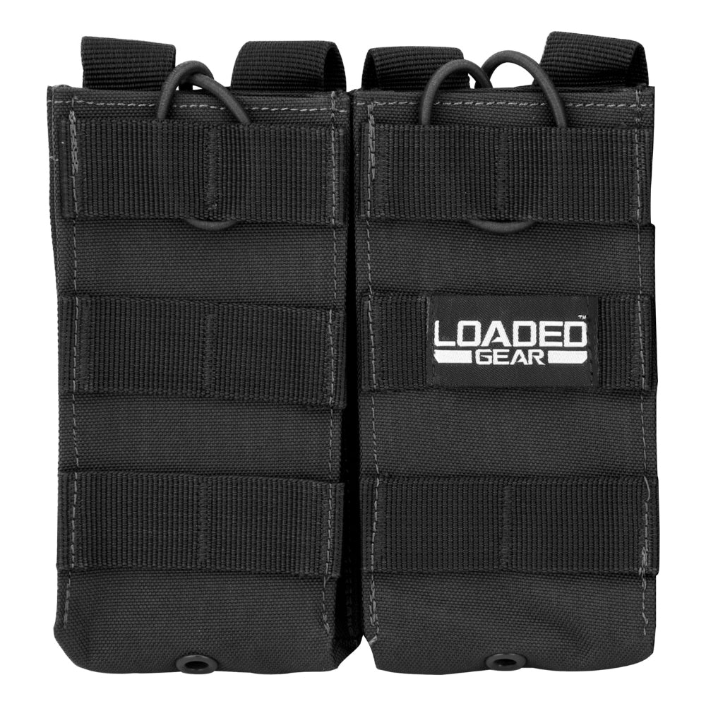 Barska Loaded Gear CX-850 Double Magazine Pouch (Black) | BAR-BI13000