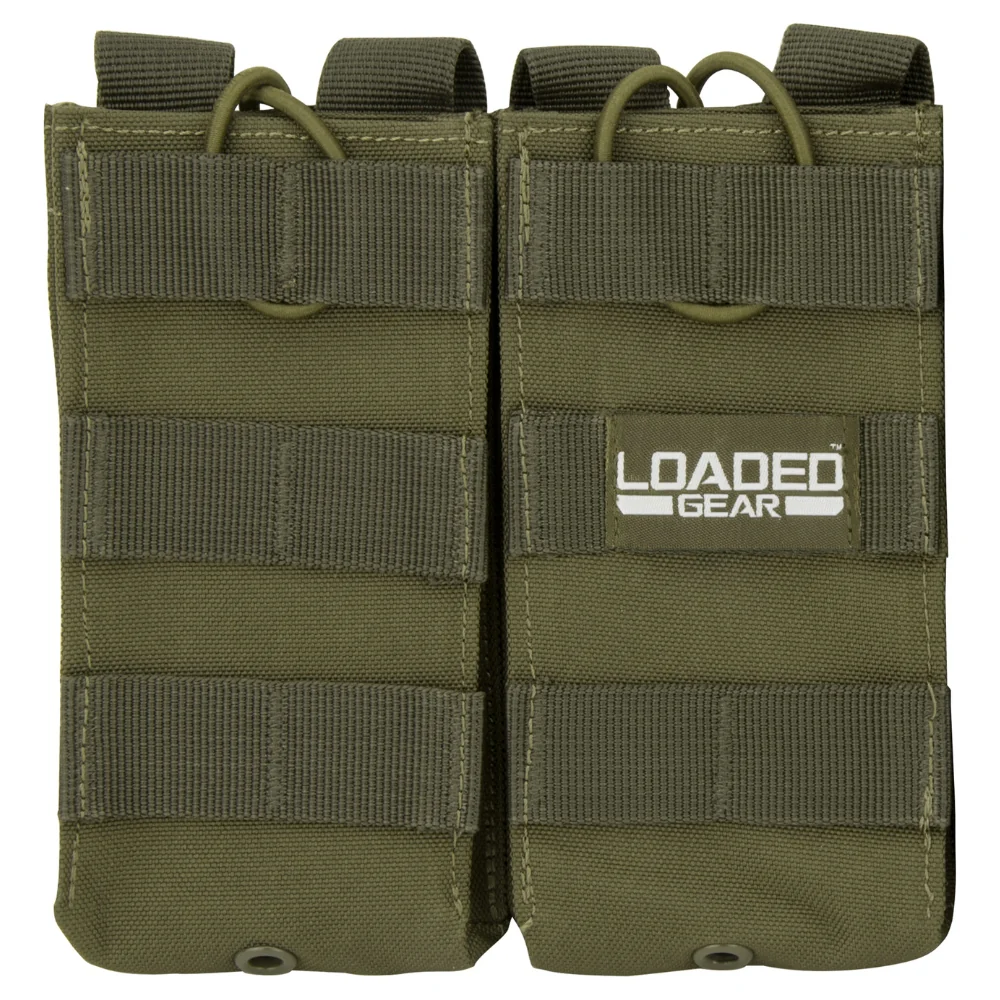 Barska Loaded Gear CX-850 Double Magazine Pouch (OD Green) | BAR-BI13004 - Image 5