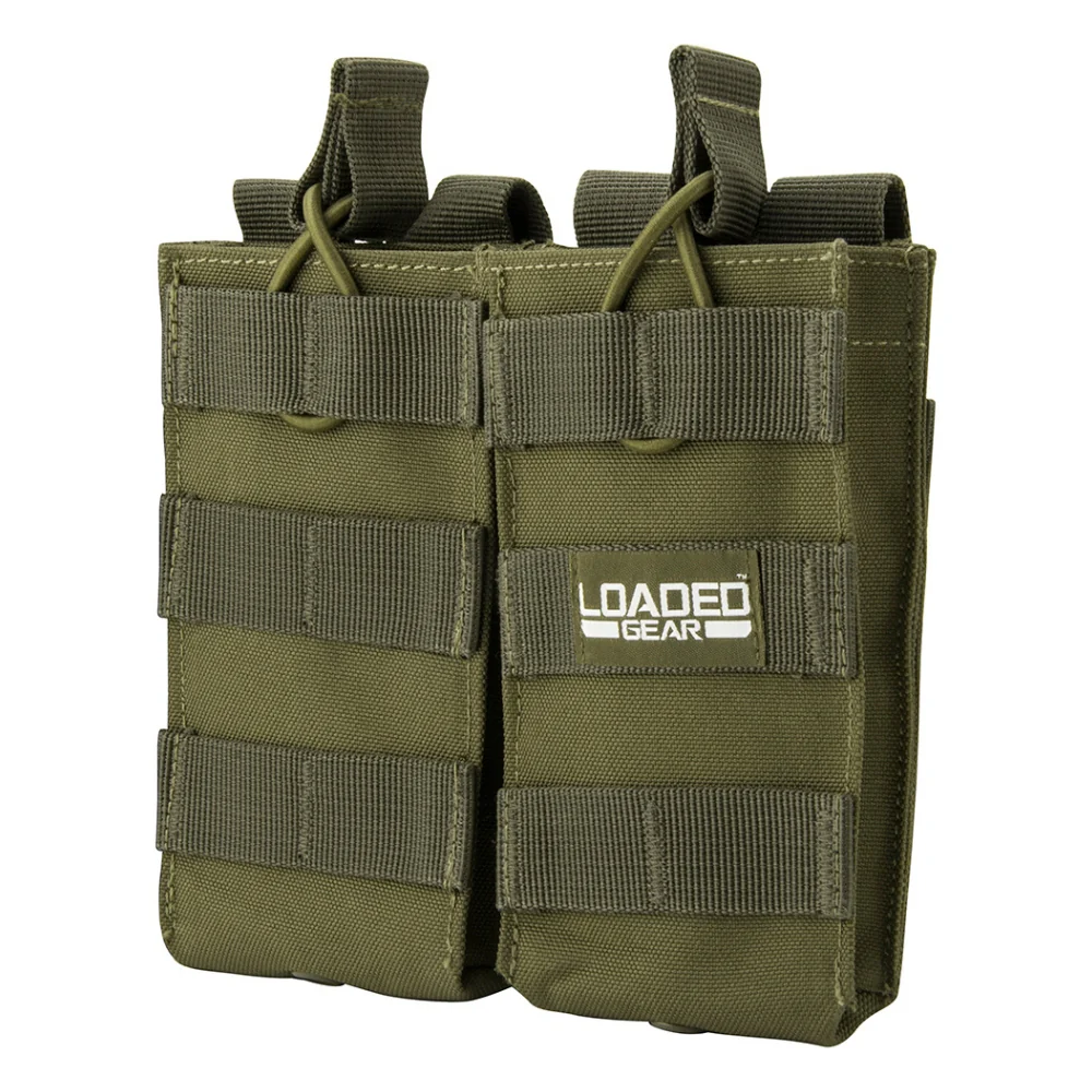 Barska Loaded Gear CX-850 Double Magazine Pouch (OD Green) | BAR-BI13004 - Image 7