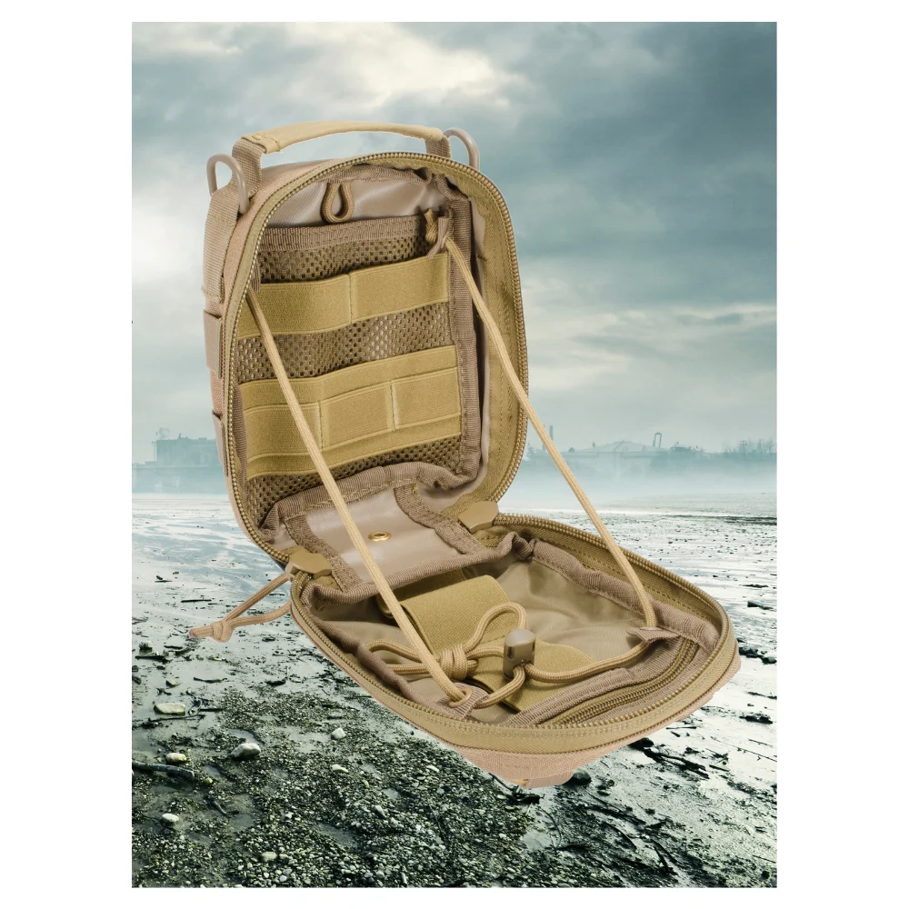 Barska Loaded Gear CX-900 First Aid Utility Pouch (Dark Earth) | BAR-BI13008 - Image 6