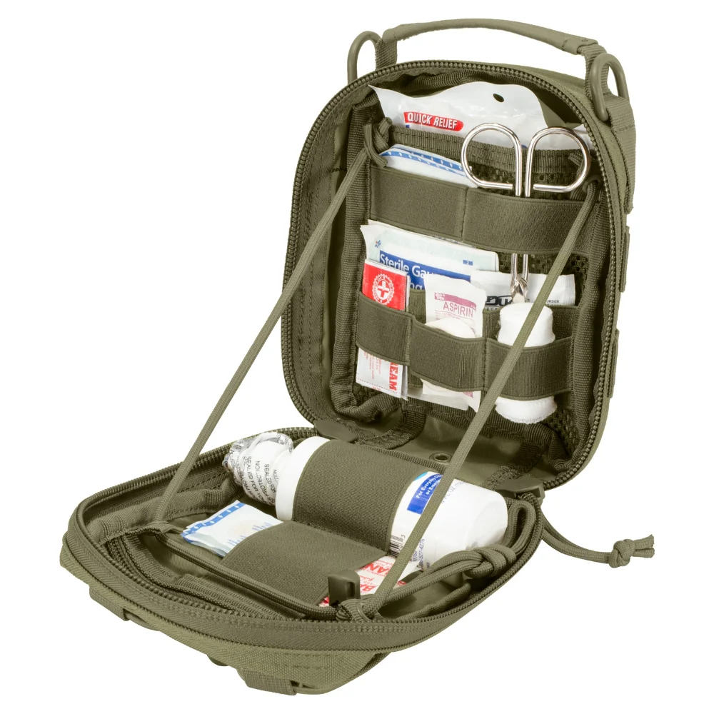 Barska Loaded Gear CX-900 First Aid Utility Pouch (OD Green) | BAR-BI13010 - Image 6
