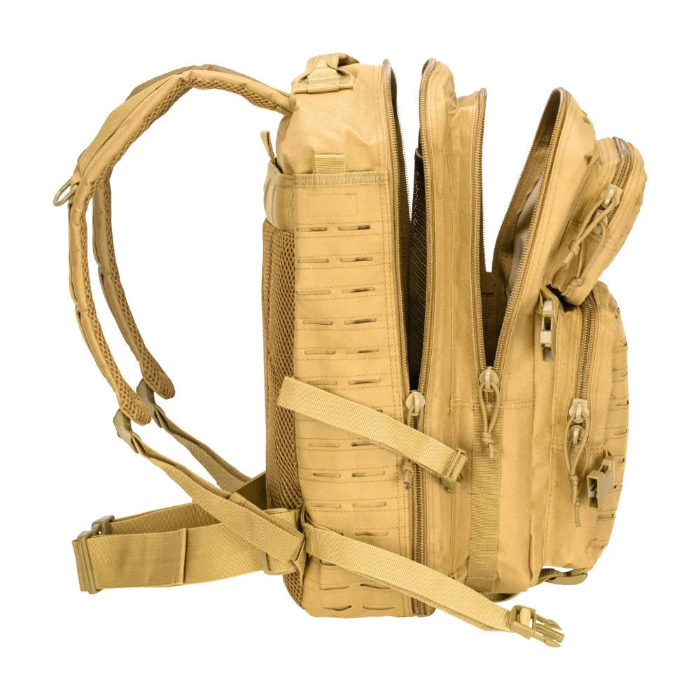 Barska Loaded Gear GX-700 Large Tactical Backpack with MOLLE (Dark Earth) | BAR-BI14088 - Image 6