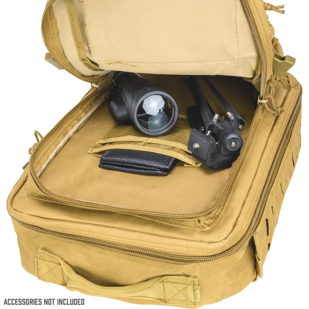 Barska Loaded Gear GX-700 Large Tactical Backpack with MOLLE (Dark Earth) | BAR-BI14088 - Image 8