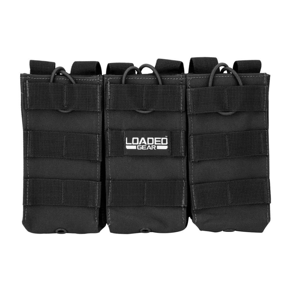 Barska Loaded Gear CX-200 Triple Magazine Pouch (Black) | BAR-BI12246