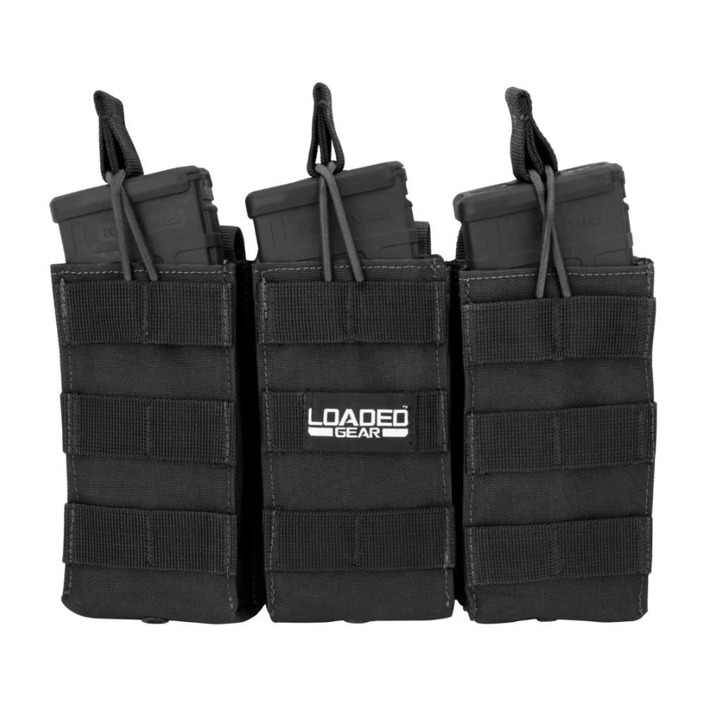Barska Loaded Gear CX-200 Triple Magazine Pouch (Black) | BAR-BI12246 - Image 6