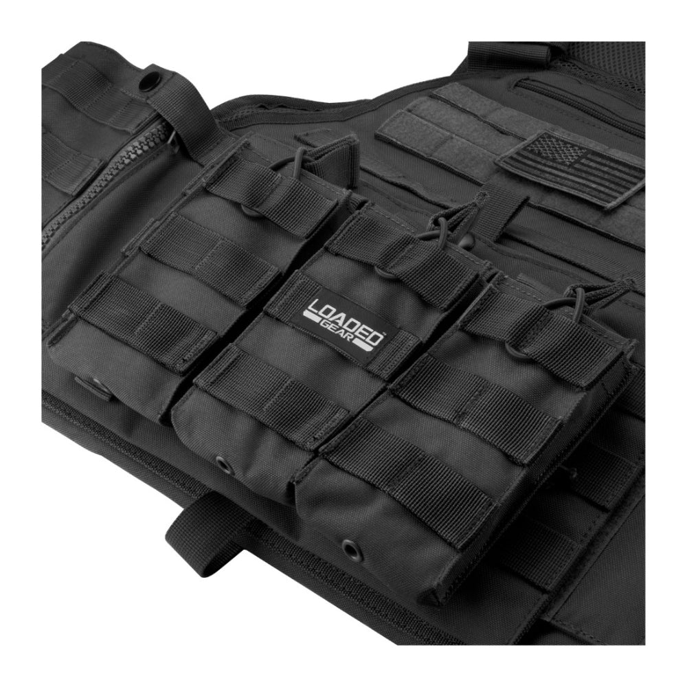 Barska Loaded Gear CX-200 Triple Magazine Pouch (Black) | BAR-BI12246 - Image 7