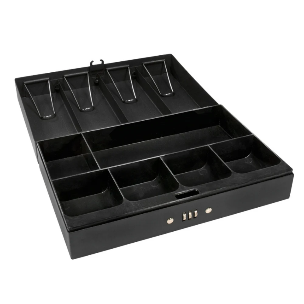 Barska Cash Box & Six Compartment Tray, Four Bill Holder | BAR-CB11794 - Image 3