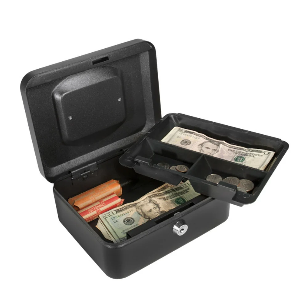 Barska Small Cash Box with Key Lock | BAR-CB11830 - Image 7