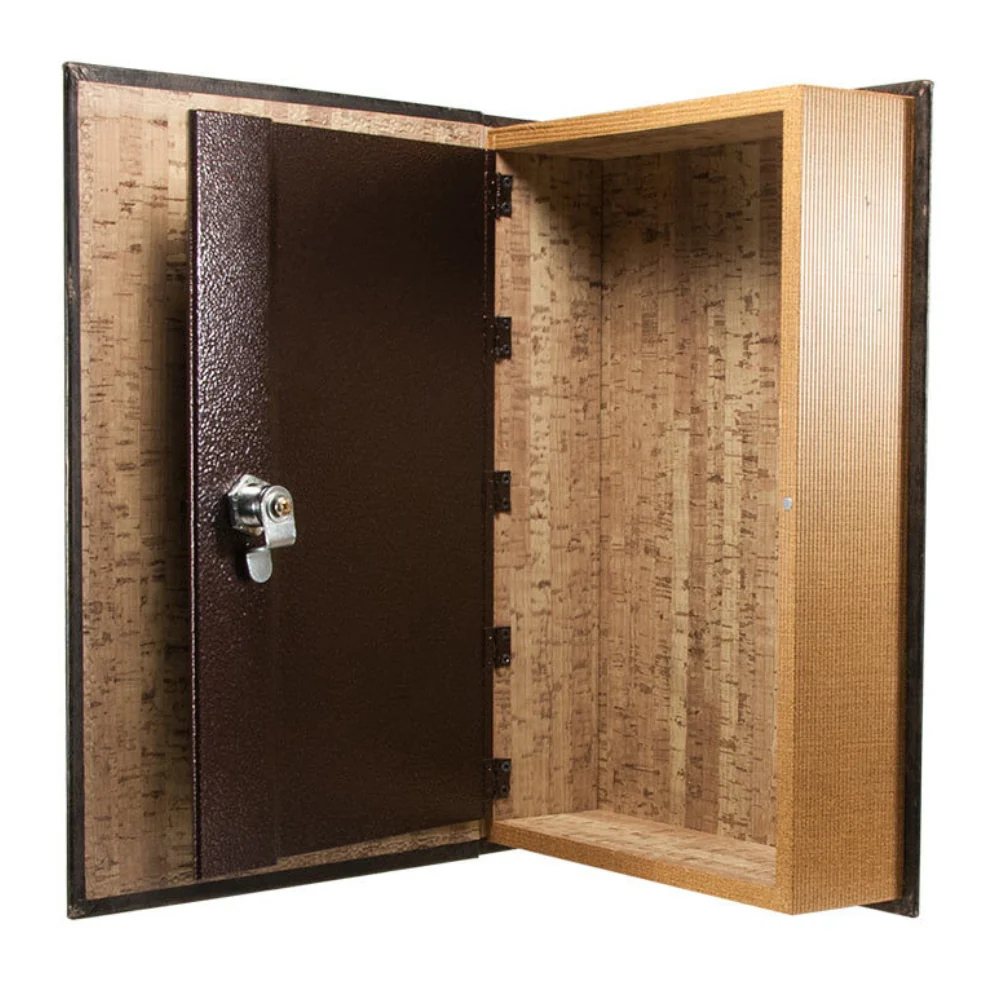 Barska Large Antique Book Lock Box with Key Lock | BAR-CB11992 - Image 3