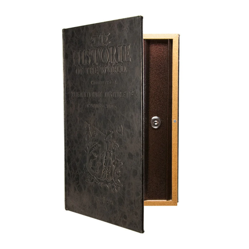 Barska Antique Book Lock Box with Key Lock | BAR-CB11994 - Image 2