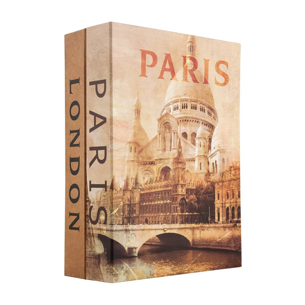 Barska Paris and London Dual Book Lock Box with Key Lock | BAR-CB12470