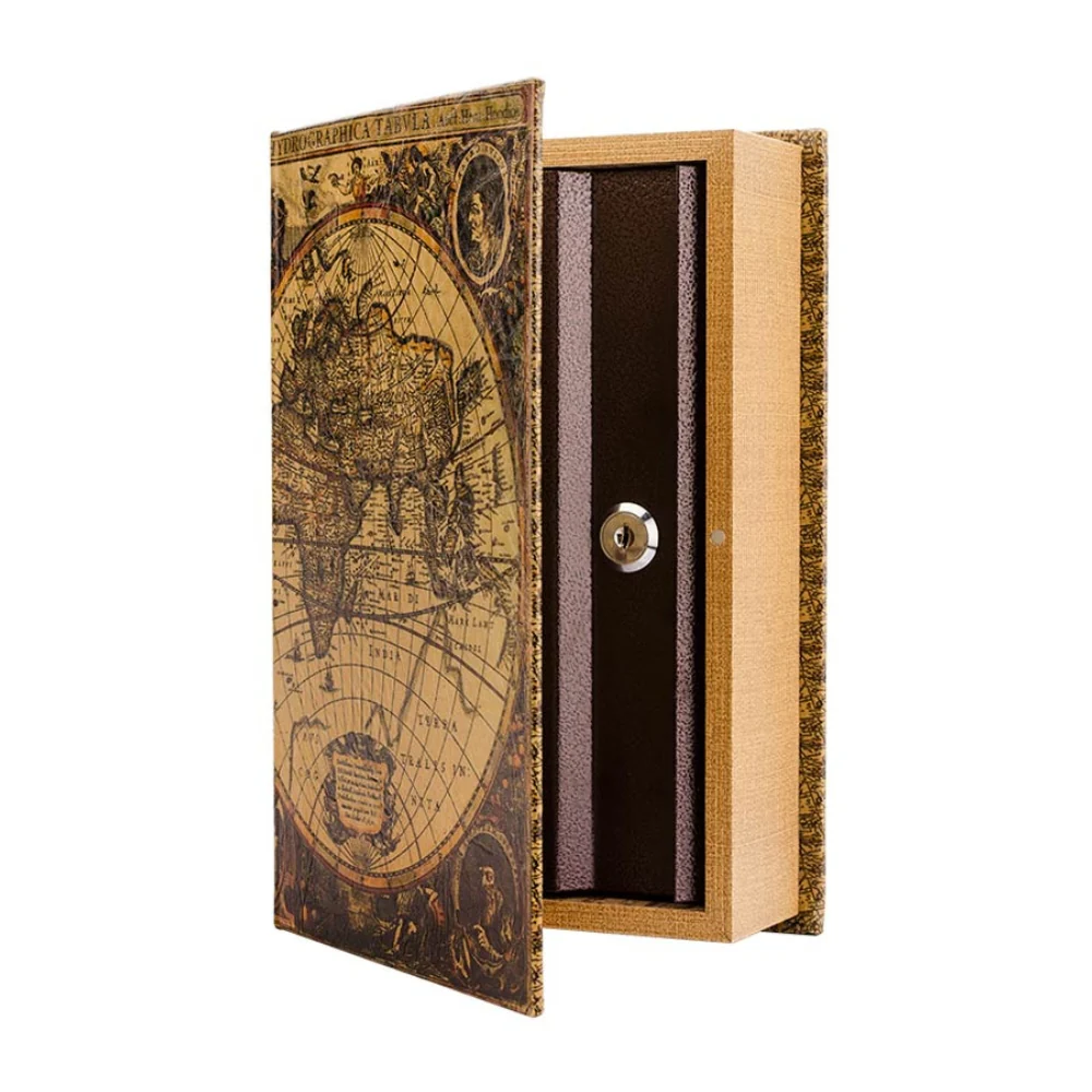 Barska Antique Map Book Lock Box | BAR-CB12480 - Image 2