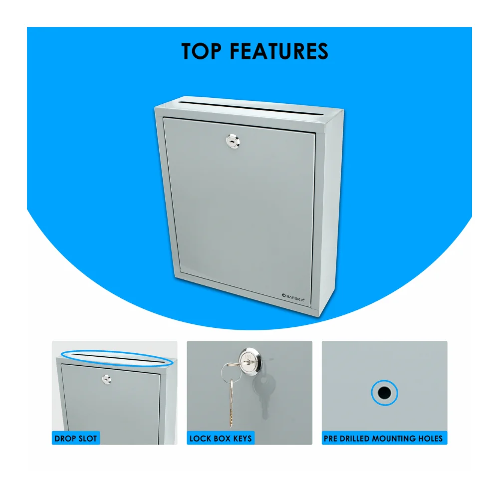 Barska Large Multi-Purpose Drop Box | BAR-CB12712 - Image 8