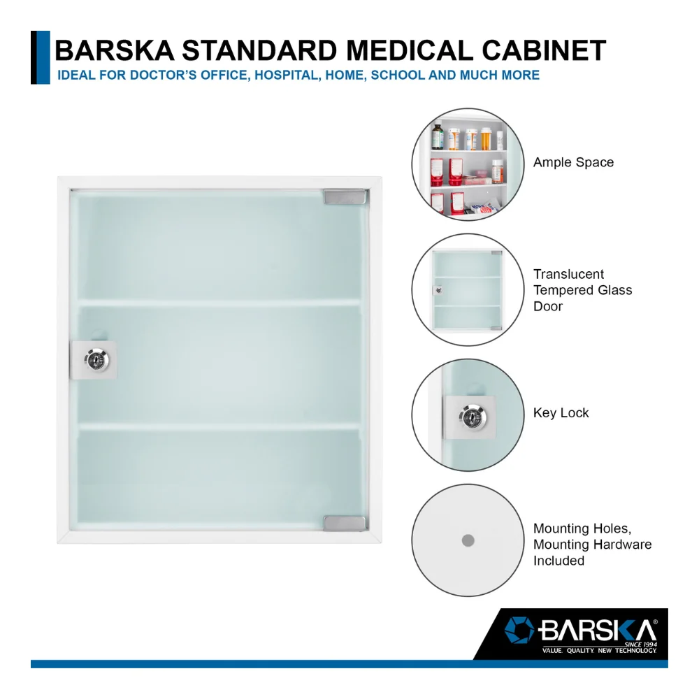 Barska Standard Medical Cabinet | BAR-CB12822 - Image 3