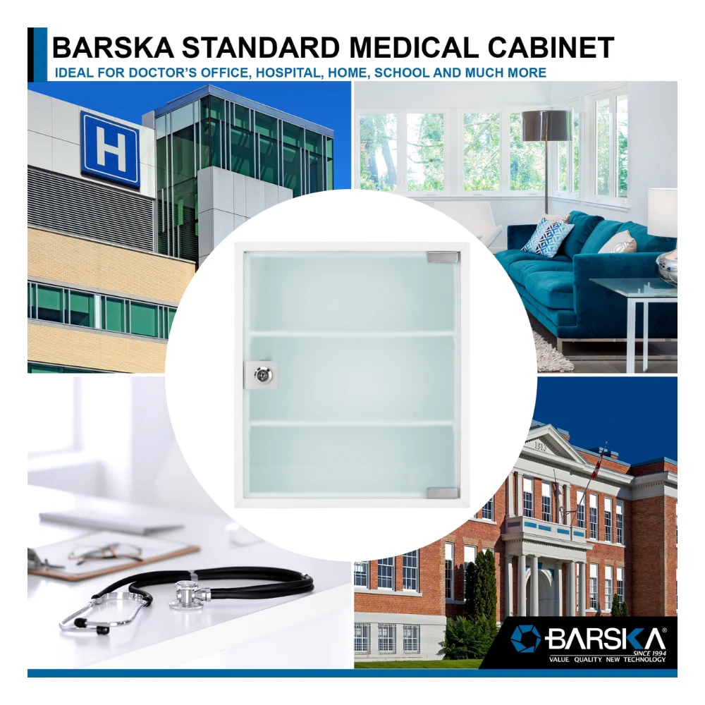 Barska Standard Medical Cabinet | BAR-CB12822 - Image 9
