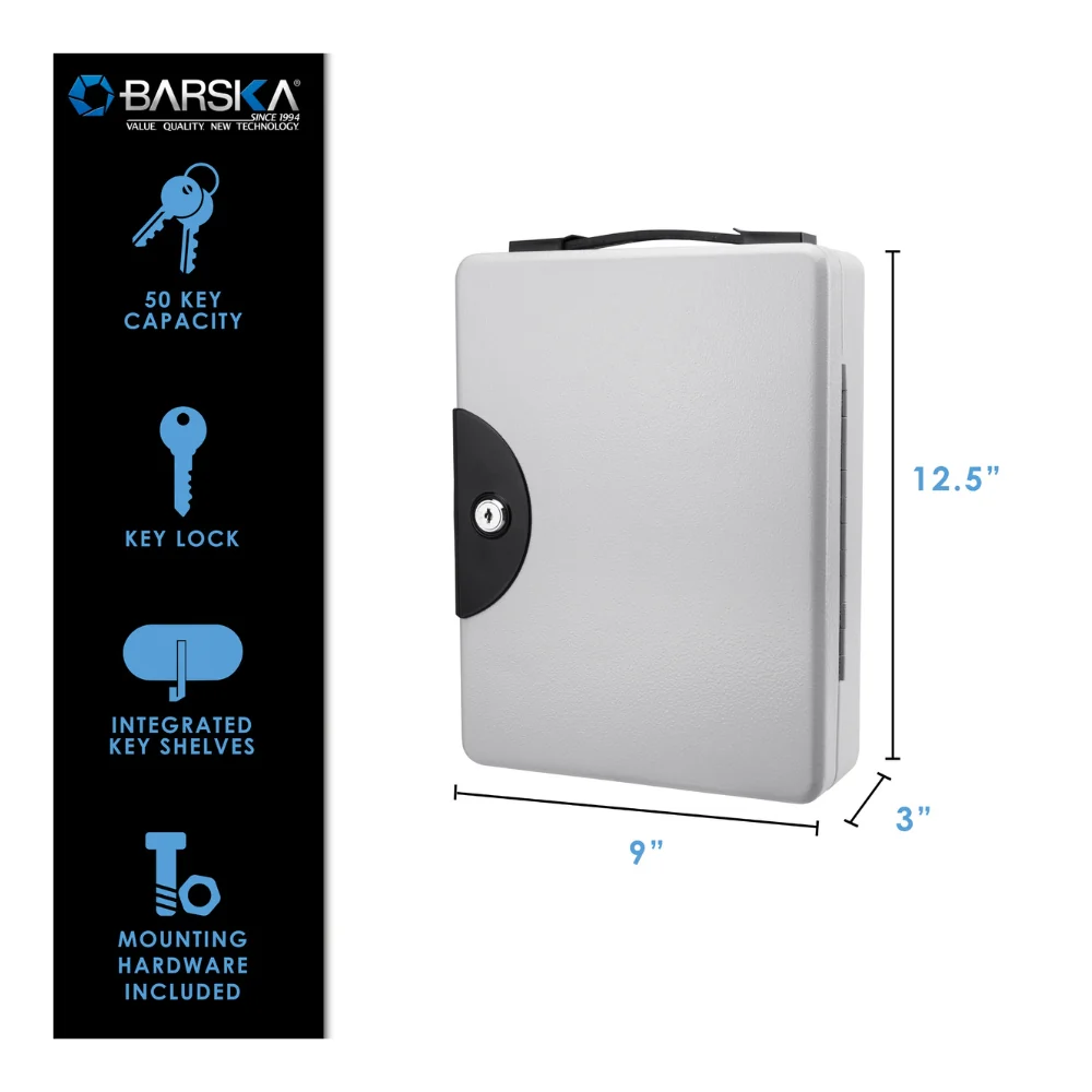 Barska 50 Position Portable Key Cabinet with Key Lock | BAR-CB12948 - Image 5