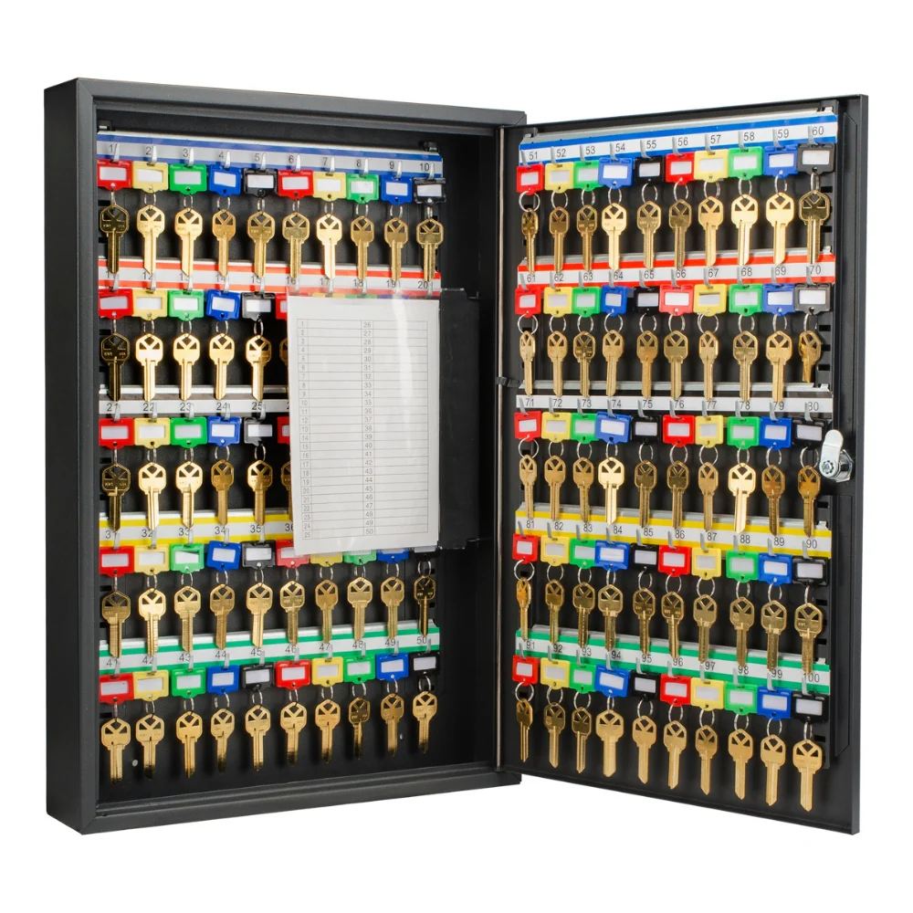 Barska 100 Position Key Cabinet with Key Lock Black | BAR-CB12964 - Image 4