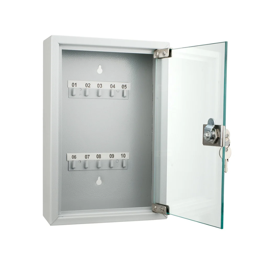 Barska 10 Position Key Cabinet with Glass Door | BAR-CB12986 - Image 2