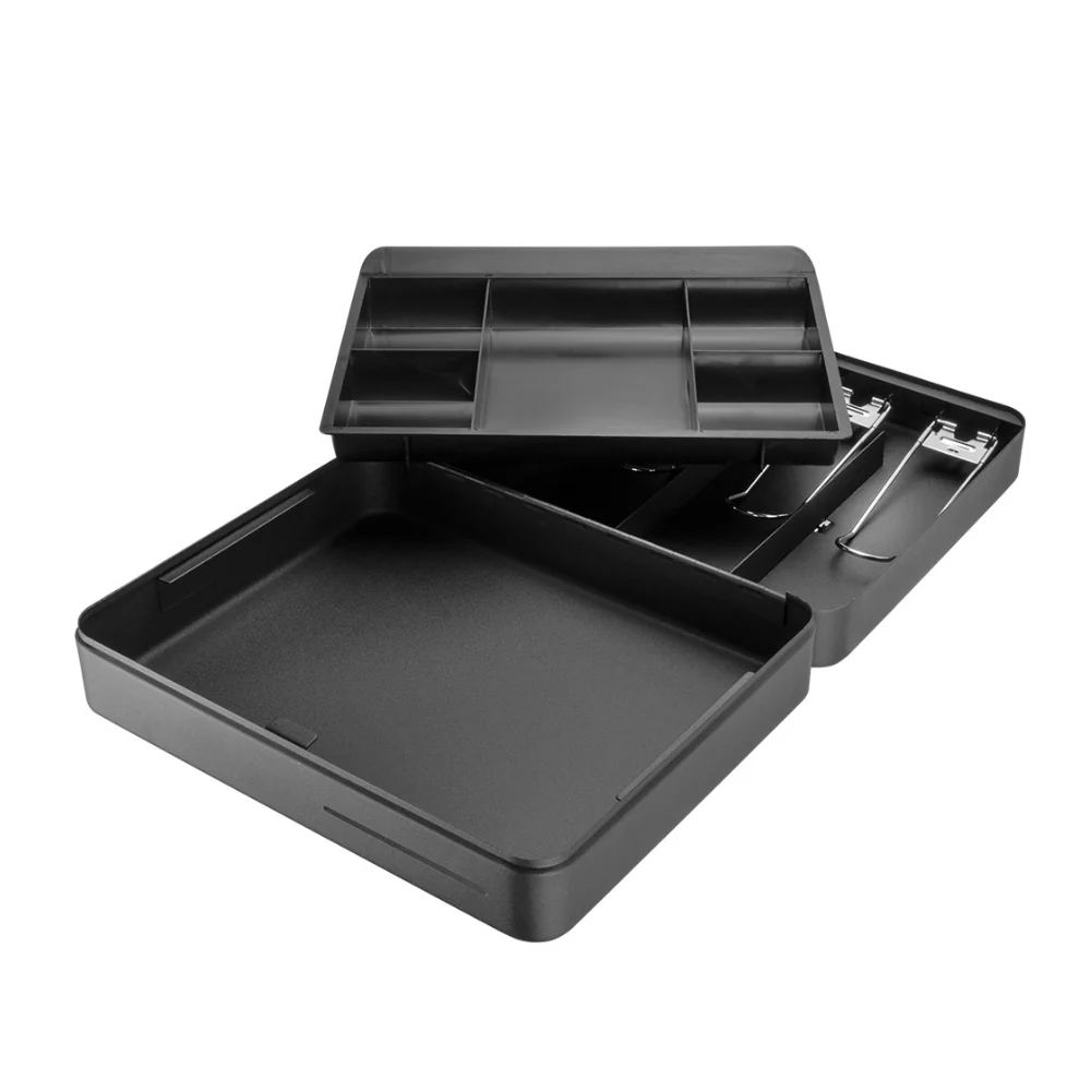 Barska 12-inch Standard Fold-Out Cash Box with Key Lock | BAR-CB13052 - Image 6