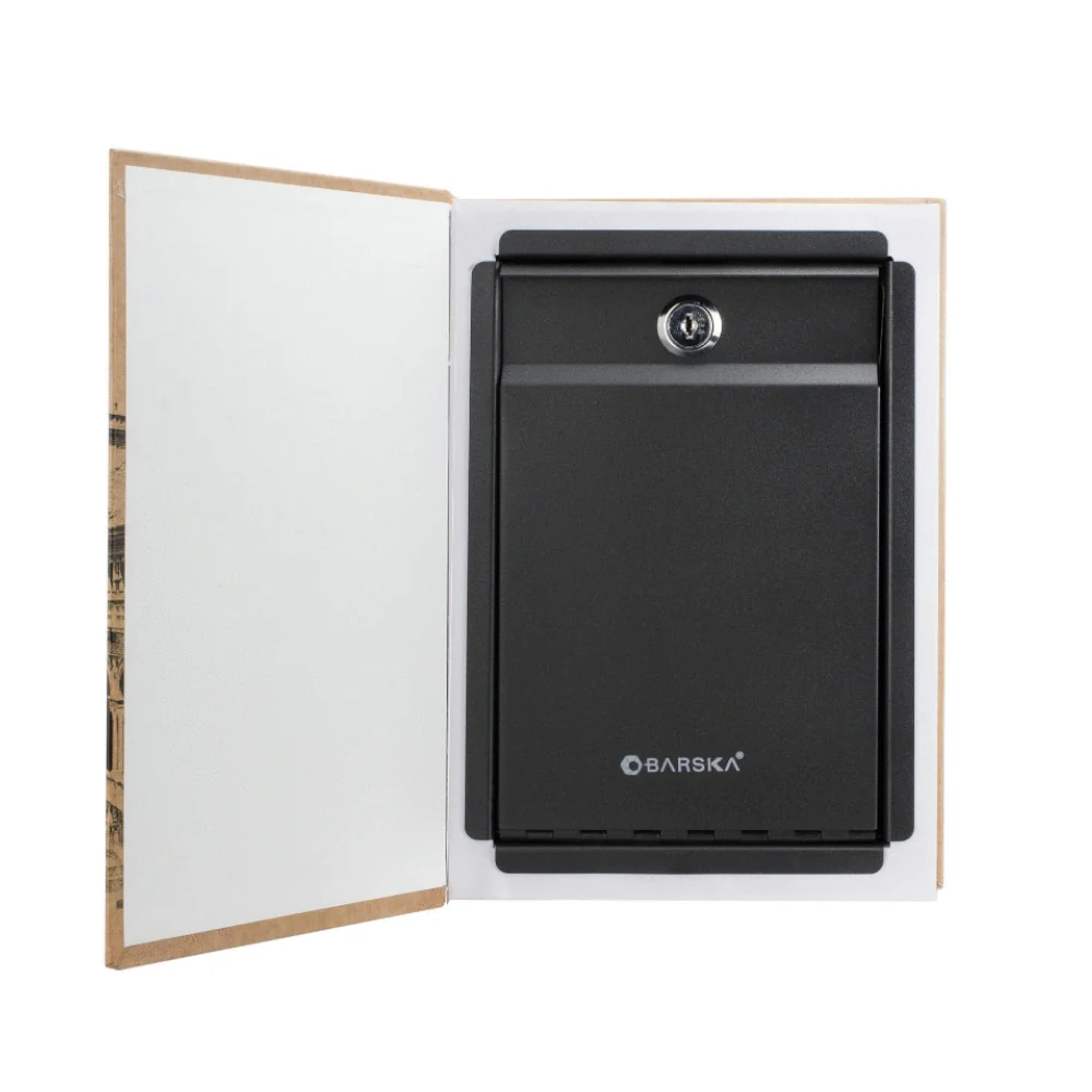 Barska London Dual Diversion Book Lock Box with Key Lock | BAR-CB13056 - Image 2