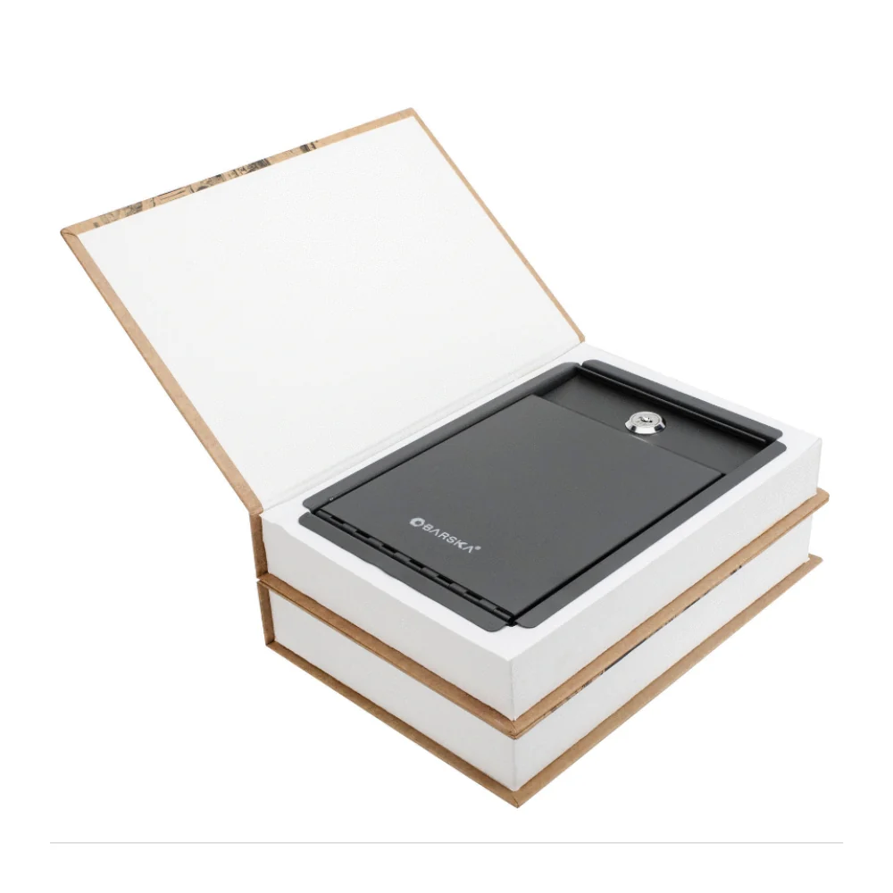 Barska London Dual Diversion Book Lock Box with Key Lock | BAR-CB13056 - Image 4