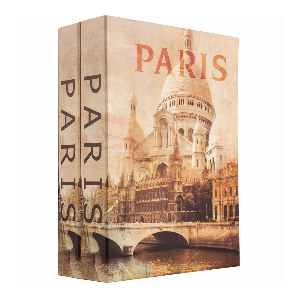 Barska Paris Dual Diversion Book Lock Box with Key Lock | BAR-CB13058