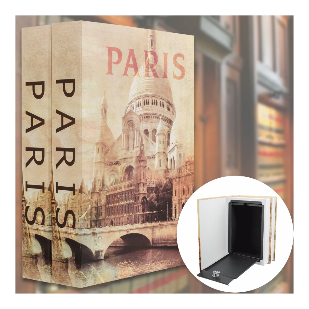 Barska Paris Dual Diversion Book Lock Box with Key Lock | BAR-CB13058 - Image 10