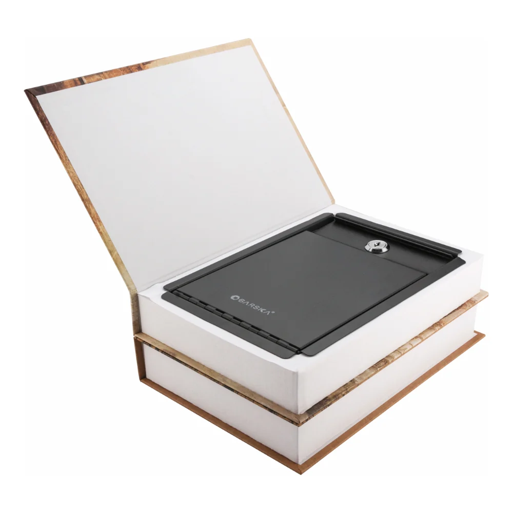 Barska Paris Dual Diversion Book Lock Box with Key Lock | BAR-CB13058 - Image 6
