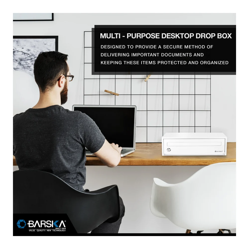 Barska Desktop Drop Box with Key Lock | BAR-CB13118 - Image 10