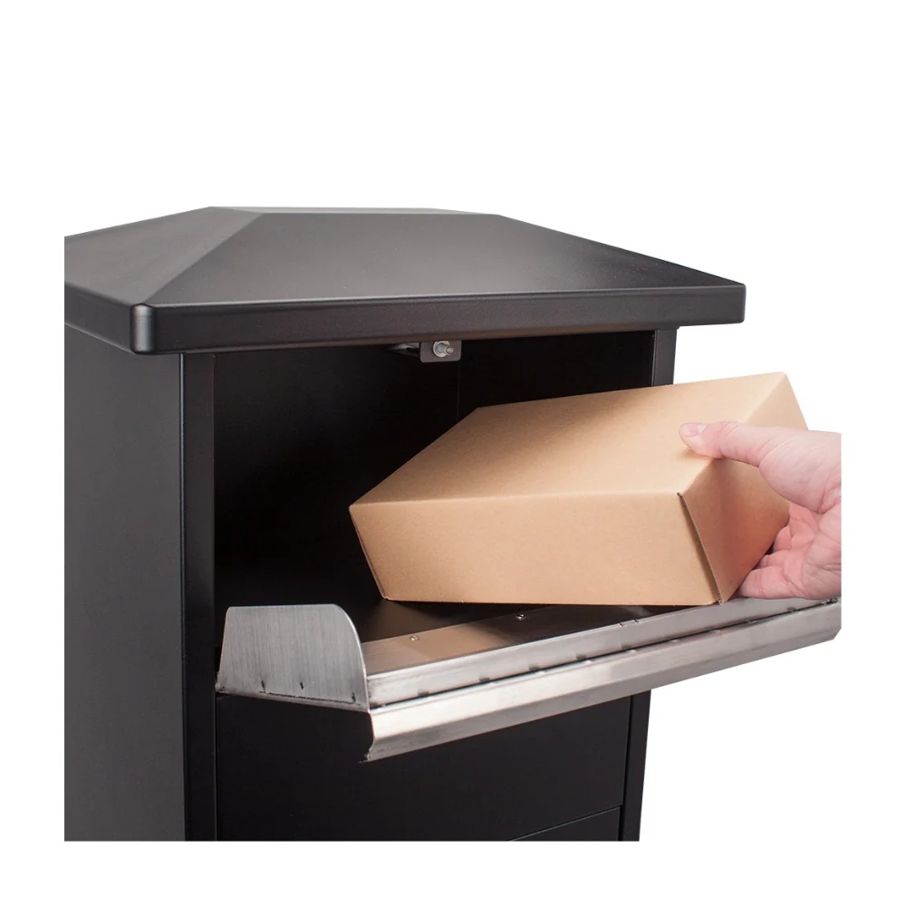 Barska MPB-600 Black Parcel Box with Package Compartment | BAR-CB13332 - Image 10
