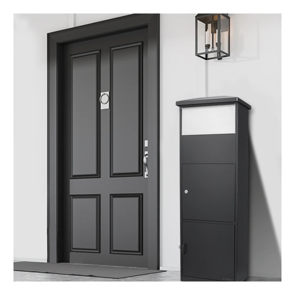 Barska MPB-600 Black Parcel Box with Package Compartment | BAR-CB13332 - Image 5