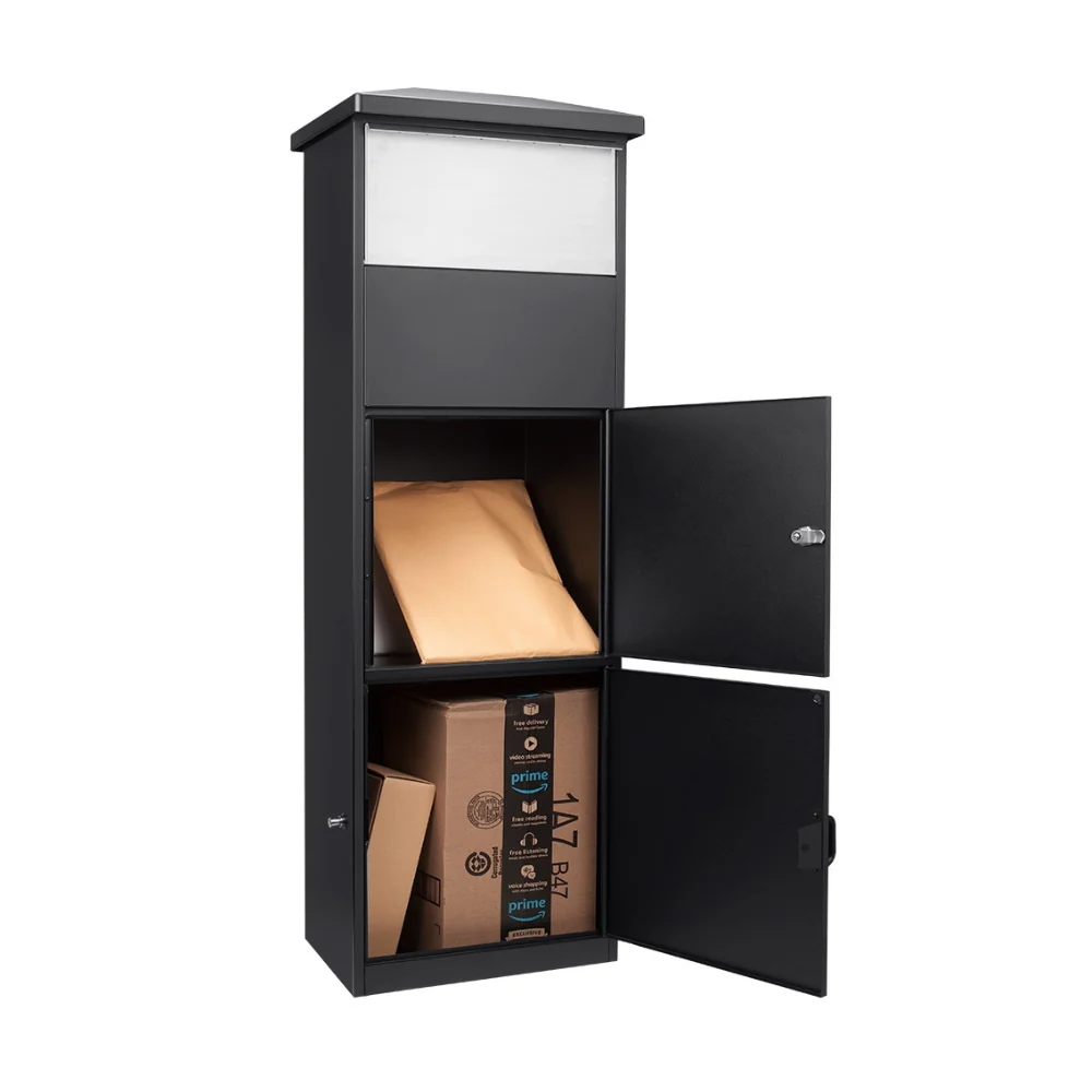 Barska MPB-600 Black Parcel Box with Package Compartment | BAR-CB13332 - Image 9