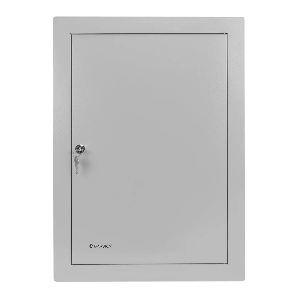 Barska 100 Keys Adjustable in Wall Key Lock Box Grey | BAR-CB13534