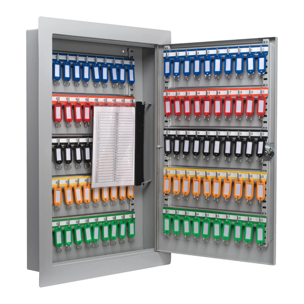 Barska 100 Keys Adjustable in Wall Key Lock Box Grey | BAR-CB13534 - Image 8
