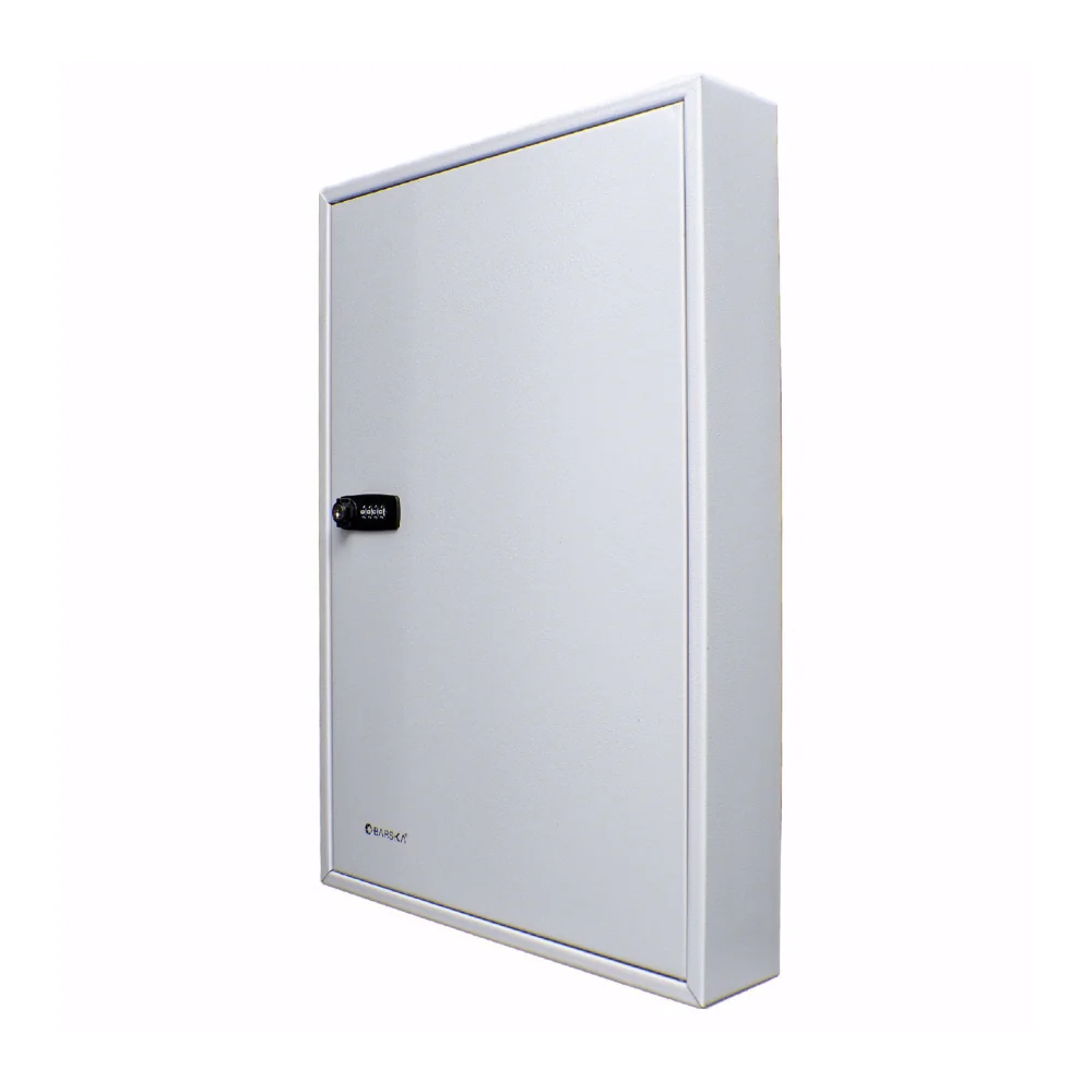 Barska 100 Keys Adjustable Key Cabinet with Combination Lock Grey | BAR-CB13560 - Image 2