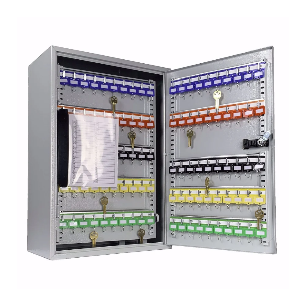 Barska 300 Position Adjustable Key Cabinet with Combo Lock Grey | BAR-CB13562 - Image 4