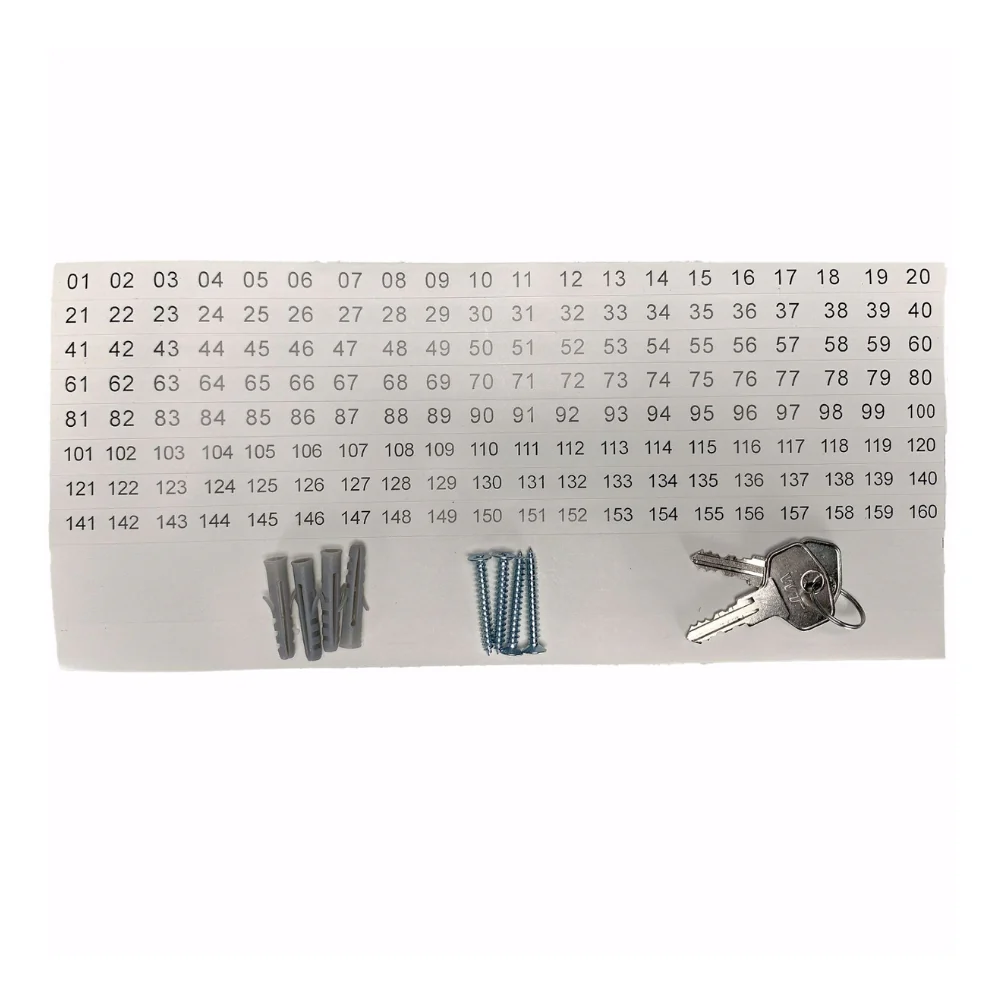 Barska 160 Keys Lock Box with Combination Lock White Tag Grey | BAR-CB13602 - Image 9