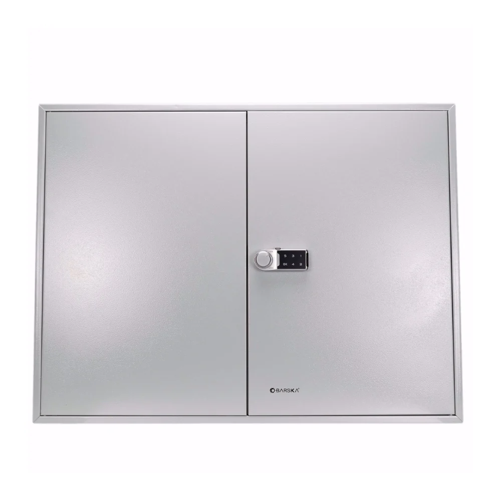 Barska 400 Keys Adjustable Key Lock Box with Digital Lock Grey | BAR-CB13604 - Image 2