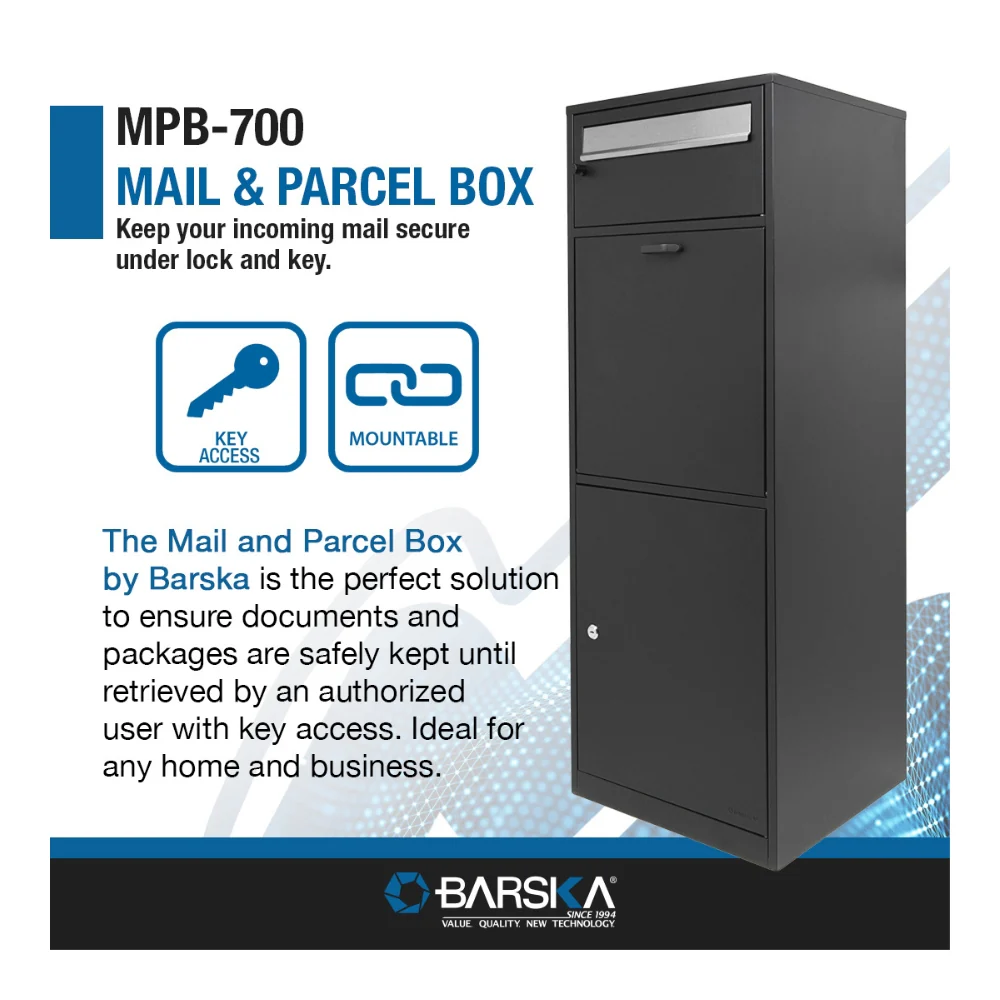 Barska MPB-700 Mail and Parcel Box | BAR-CB13704 - Image 6