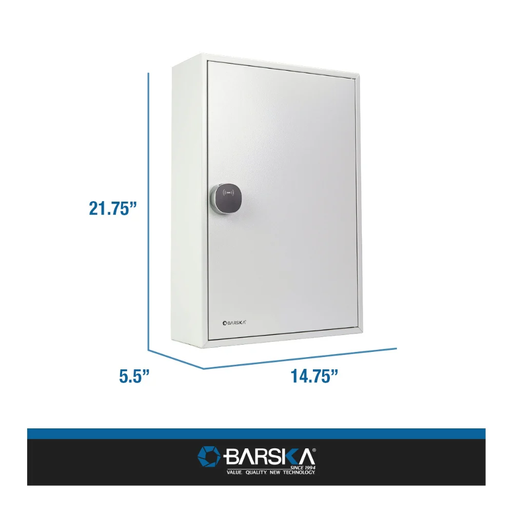 Barska 200 Keys Adjustable Key Cabinet with RFID Lock | BAR-CB13716 - Image 9