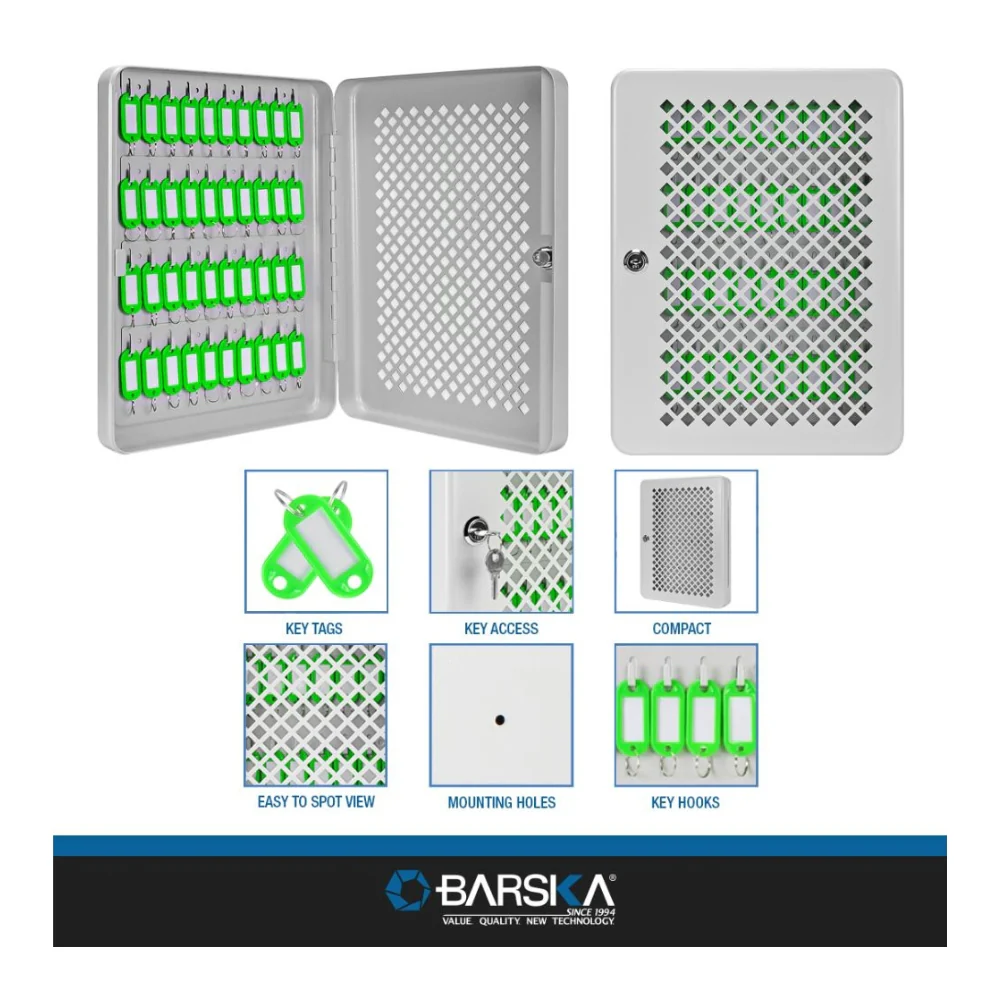 Barska 40 Keys Lock Box with Green Tags | BAR-CB13758 - Image 8