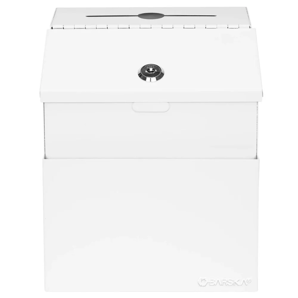 Barska CB14102 Suggestion & Ballot Drop Box with Paper Holder & Key Lock - Image 3