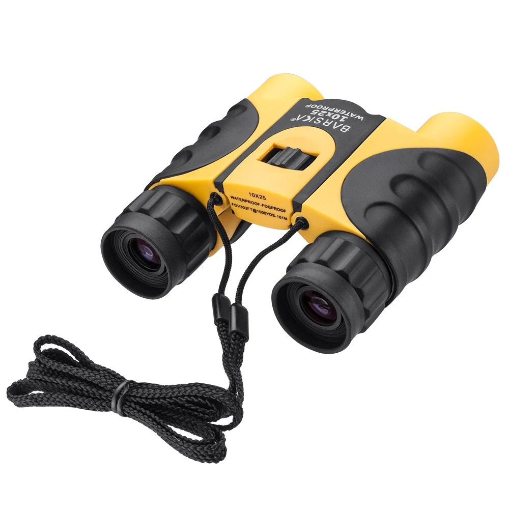Barska 10x25mm Colorado Yellow Waterproof Compact Binoculars | BAR-CO10696 - Image 2