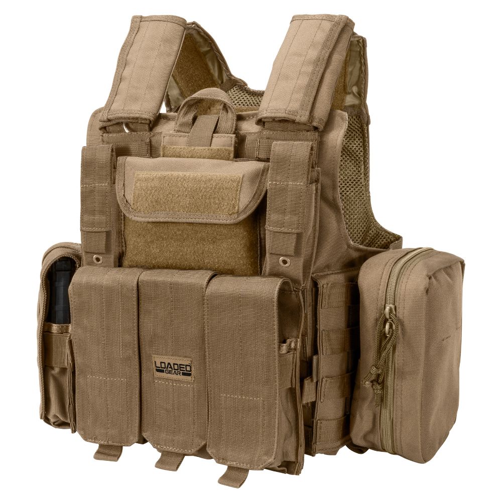 Barska Loaded Gear Tactical Vest VX-300 (Dark Earth) | BAR-BI12308 - Image 2
